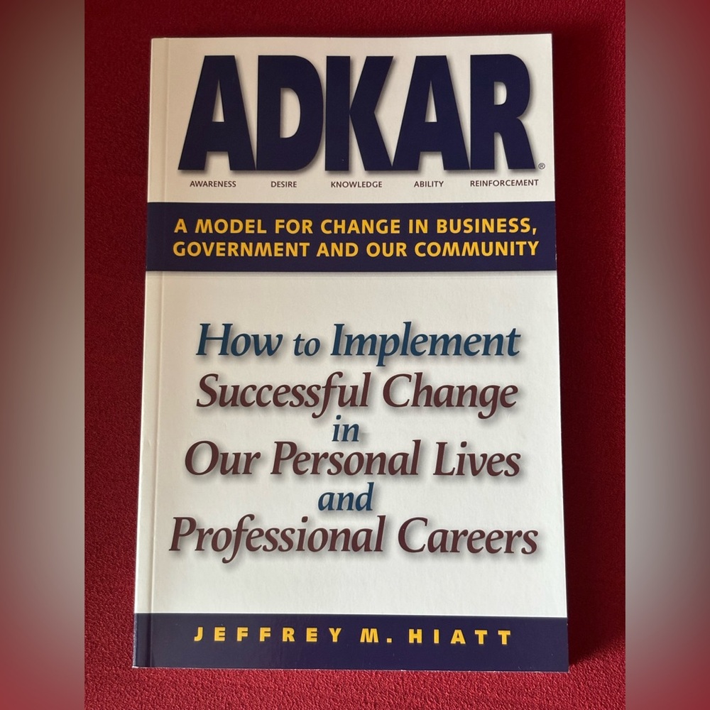 ADKAR Change management book